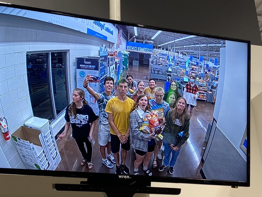 Youth volunteers who participated in a food drive in Park City.