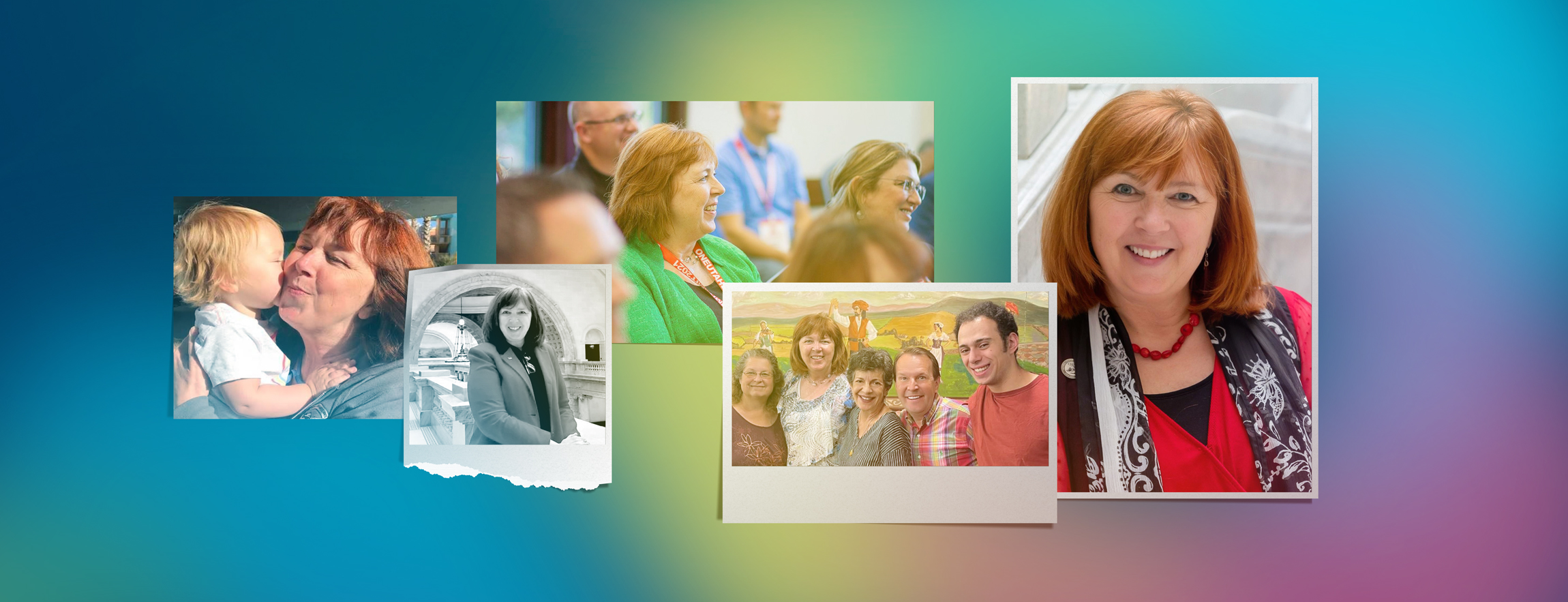 Collage of images of Donna Law.
